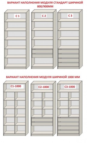 Спальня Серый камень + Кровать (серии «ГЕСТИЯ») Серый камень/Дуб Небраска натуральный в Асбесте - asbest.ok-mebel.com | фото 14