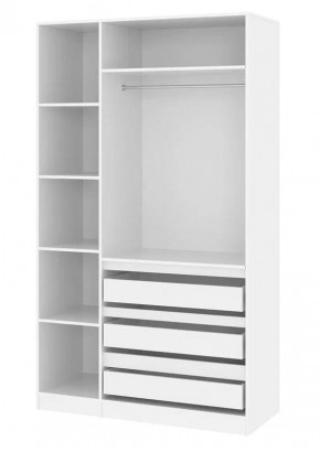 Спальный гарнитур Парус (Белый/Вотан) 1400 (Вариант-2) в Асбесте - asbest.ok-mebel.com | фото 11
