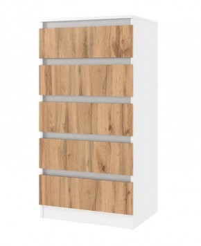 Спальный гарнитур Парус (Белый/Вотан) 1400 (Вариант-2) в Асбесте - asbest.ok-mebel.com | фото 5