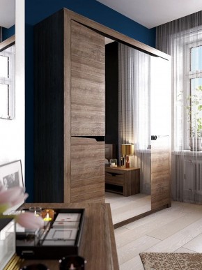 Спальный гарнитур  Соренто (Дуб стирлинг) в Асбесте - asbest.ok-mebel.com | фото 2