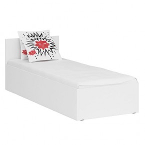 Стандарт Кровать 0800, цвет белый, ШхГхВ 83,5х203,5х70 см., сп.м. 800х2000 мм., без матраса, основание есть в Асбесте - asbest.ok-mebel.com | фото