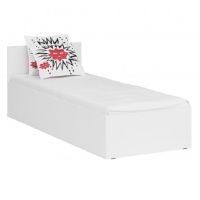 Стандарт Кровать 0800, цвет белый, ШхГхВ 83,5х203,5х70 см., сп.м. 800х2000 мм., без матраса, основание есть в Асбесте - asbest.ok-mebel.com | фото 3