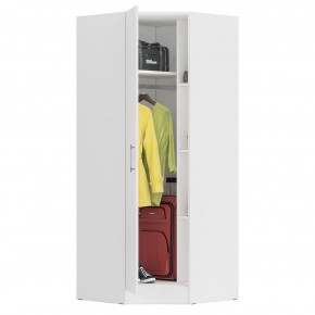 Стандарт Шкаф угловой, цвет белый, ШхГхВ 81,2х81,2х200 см., универсальная дверь, боковина для соединения со шкафами глубиной 52 см. в Асбесте - asbest.ok-mebel.com | фото 3