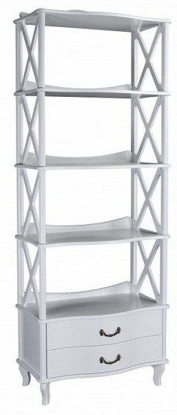 Стеллаж комбинированный Джульетта-4 Л в Асбесте - asbest.ok-mebel.com | фото