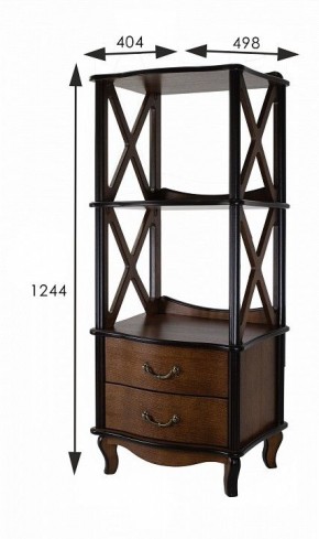 Стеллаж комбинированный Джульетта Л в Асбесте - asbest.ok-mebel.com | фото 4