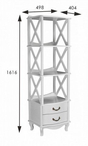 Стеллаж комбинированный Джульетта Л в Асбесте - asbest.ok-mebel.com | фото 4