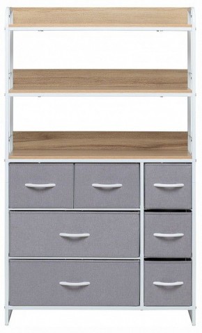 Стеллаж комбинированный Ноа в Асбесте - asbest.ok-mebel.com | фото 2