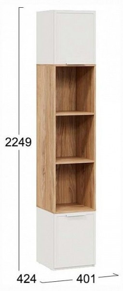 Стеллаж комбинированный Стелла в Асбесте - asbest.ok-mebel.com | фото 4