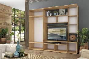 Стенка Алегро (СТЛ.111.03) Дуб дикий/Белый в Асбесте - asbest.ok-mebel.com | фото 2