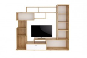 Стенка Диско (СТЛ.150.01) Дуб дикий/Белый в Асбесте - asbest.ok-mebel.com | фото 2