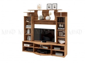 Стенка Виста (Белый глянец/Дуб крафт) в Асбесте - asbest.ok-mebel.com | фото 2