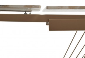 Стол ACERRA NEW 160 GLOSS GRAND JADE SOLID CERAMIC/ каркас цвета шампань, ®DISAUR в Асбесте - asbest.ok-mebel.com | фото 7