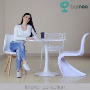 Стол Barneo T-3 Tulip style (RAL9003 белый, D80) в Асбесте - asbest.ok-mebel.com | фото 5