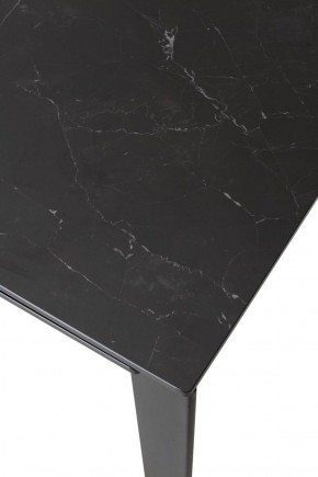 Стол CORNER 120 MATT BLACK MARBLE SOLID CERAMIC / BLACK, ®DISAUR в Асбесте - asbest.ok-mebel.com | фото 9