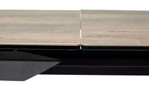 Стол CREMONA 180 KL-61 Под дерево, итальянская керамика / черный каркас, ®DISAUR в Асбесте - asbest.ok-mebel.com | фото 4