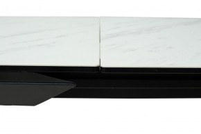 Стол CREMONA 180 KL-99 Белый мрамор матовый, итальянская керамика / черный каркас, ®DISAUR в Асбесте - asbest.ok-mebel.com | фото 12