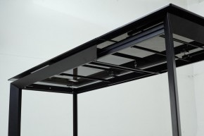 Стол CREMONA 180 KL-99 Белый мрамор матовый, итальянская керамика / черный каркас, ®DISAUR в Асбесте - asbest.ok-mebel.com | фото 13