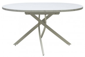 Стол ДАРИО D110 раскладной Мрамор Леванто/ Белый каркас М-City в Асбесте - asbest.ok-mebel.com | фото 5