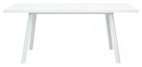 Стол ФИН 120 Белый, стекло/ Белый каркас М-City в Асбесте - asbest.ok-mebel.com | фото 2
