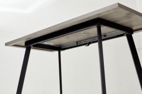 Стол ФИН 120 Дуб Шерман серый/ черный каркас М-City в Асбесте - asbest.ok-mebel.com | фото 6