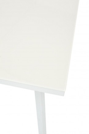 Стол ФИН 120 Латте, стекло/ Белый каркас М-City в Асбесте - asbest.ok-mebel.com | фото 7