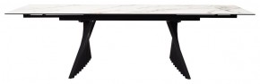 Стол IVAR 180 MARBLES KL-188 Контрастный мрамор, итальянская керамика, ®DISAUR в Асбесте - asbest.ok-mebel.com | фото 2