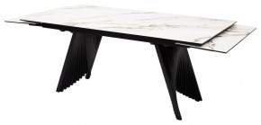Стол IVAR 180 MARBLES KL-188 Контрастный мрамор, итальянская керамика, ®DISAUR в Асбесте - asbest.ok-mebel.com | фото 7