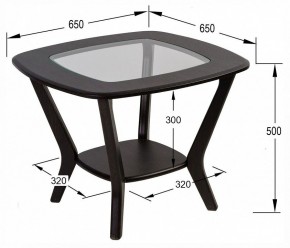 Стол журнальный Мельбурн в Асбесте - asbest.ok-mebel.com | фото 4