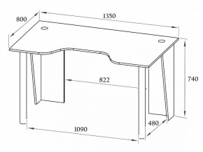 Стол компьютерный КСТ-18 в Асбесте - asbest.ok-mebel.com | фото 3