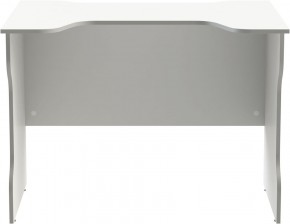 Стол компьютерный ВАРДИГ K2 100x82, белый/серебристый в Асбесте - asbest.ok-mebel.com | фото 2