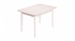 Стол ЛДСП (опоры белые) анкор светлый в Асбесте - asbest.ok-mebel.com | фото