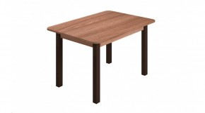 Стол ЛДСП (опоры черные) ясень шимо темный в Асбесте - asbest.ok-mebel.com | фото