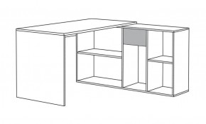 Стол письменный Лайт 03.245 F (белый) в Асбесте - asbest.ok-mebel.com | фото 3