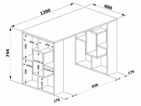 Стол письменный СПм-15 в Асбесте - asbest.ok-mebel.com | фото 3