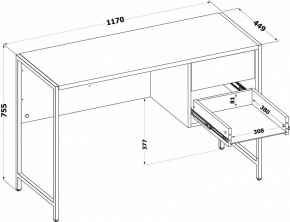 Стол письменный СПМ-404 в Асбесте - asbest.ok-mebel.com | фото 4