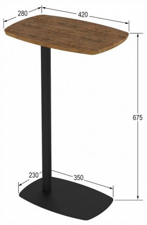 Стол придиванный Дей в Асбесте - asbest.ok-mebel.com | фото 4