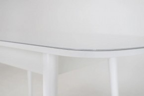 Стол раскладной со стеклом (опоры массив цилиндрический) "Хоста" в Асбесте - asbest.ok-mebel.com | фото 6