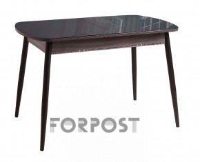 Стол раздвижной со стеклянной столешницей (BLACK, WHITE) в Асбесте - asbest.ok-mebel.com | фото