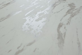 Стол RIETI 200 KL-99 Белый мрамор матовый, итальянская керамика / черный каркас, ®DISAUR в Асбесте - asbest.ok-mebel.com | фото 10