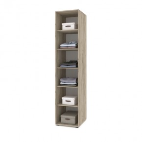 СТОУН С13 Шкаф-пенал (дуб серый/белый) в Асбесте - asbest.ok-mebel.com | фото 3