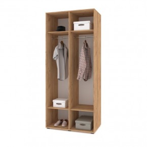 СТОУН С21 Шкаф 2-х створчатый (дуб золотой/графит) в Асбесте - asbest.ok-mebel.com | фото 3