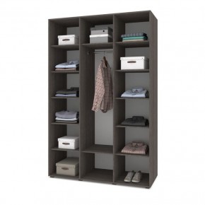 СТОУН С32 Шкаф 3-х створчатый (серый дуб/белый) в Асбесте - asbest.ok-mebel.com | фото 3