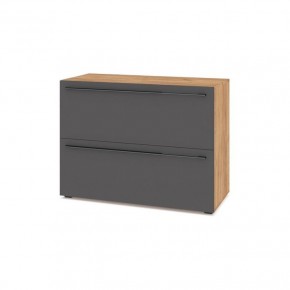 СТОУН С81 Комод (золотой дуб/графит) в Асбесте - asbest.ok-mebel.com | фото