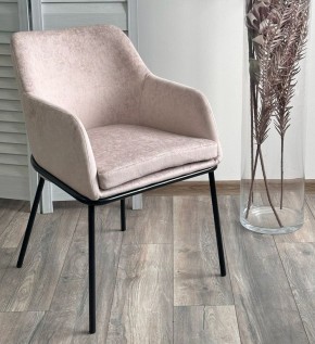 Стул АЛИСТЕР, цвет RAIN 2 какао велюр / черный каркас М-City в Асбесте - asbest.ok-mebel.com | фото 3
