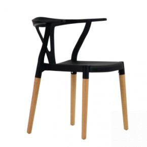 Стул Barneo N-218 Wishbone интерьерный кухонный черный в Асбесте - asbest.ok-mebel.com | фото