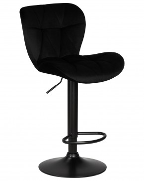 Стул барный DOBRIN BARNY BLACK, черный велюр (MJ9-101) в Асбесте - asbest.ok-mebel.com | фото