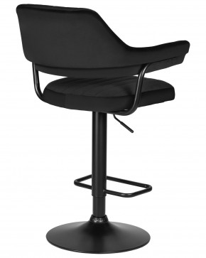 Стул барный DOBRIN CHARLY BLACK, черный велюр (MJ9-101) в Асбесте - asbest.ok-mebel.com | фото 4