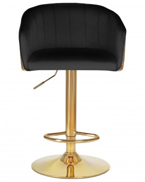 Стул барный DOBRIN DARCY GOLD SHINY, черный велюр с золотыми пайетками в Асбесте - asbest.ok-mebel.com | фото 6