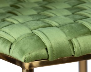 Стул барный DOBRIN EMMA GOLD, зеленый велюр (VF-08) в Асбесте - asbest.ok-mebel.com | фото 8
