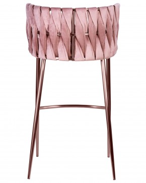 Стул барный DOBRIN EMMA ROSE GOLD, розовый велюр (VF-10) в Асбесте - asbest.ok-mebel.com | фото 5